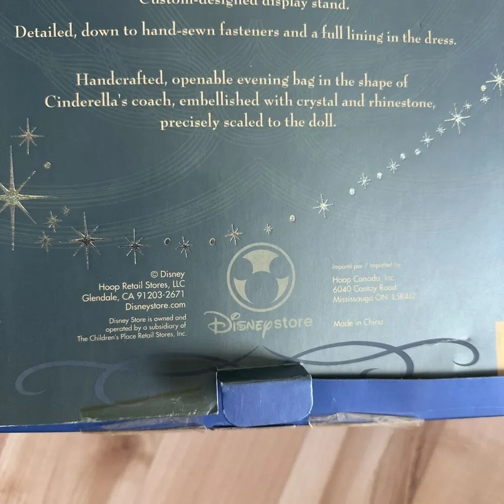 Disney CINDERELLA DOLL Limited Ed 2005 EXTREMELY RARE